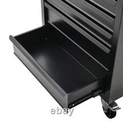 Coffre à outils sur roulettes avec 7 tiroirs, coffre de rangement verrouillable, chariot roulant