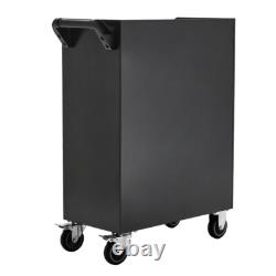 Coffre à outils sur roulettes avec 7 tiroirs, coffre de rangement verrouillable, chariot roulant