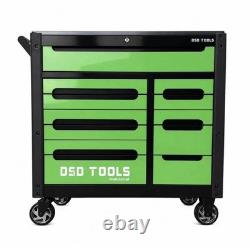 Coffre à outils sur roulettes avec outils, armoire de rangement d’atelier à 12 tiroirs