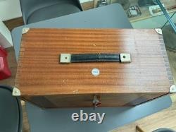 Coffre à outils vintage Emir London pour outilleurs et ingénieurs à 8 tiroirs