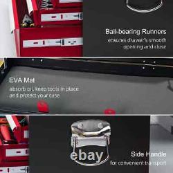 Coffre de rangement à outils avec 6 tiroirs, cabinet verrouillable, glissières à billes