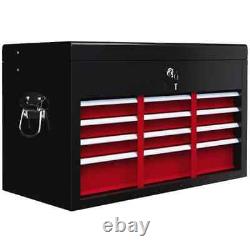 Coffre de rangement à outils avec 6 tiroirs, cabinet verrouillable, glissières à billes