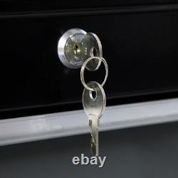 Coffre de rangement à roulettes Sealey AP3508TB avec 8 tiroirs, rouleau noir C