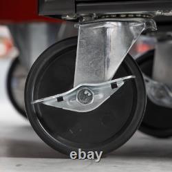 Coffre de rangement à roulettes Sealey AP3508TB avec 8 tiroirs, rouleau noir C