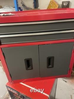 Coffre et roulante Sealey combinaison 6 tiroirs rouge/gris rangement d'outils AP2200BB