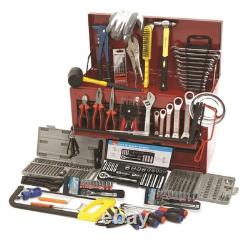 Coffret à outils Hilka 270 pièces avec boîte de rangement métallique à 9 tiroirs
	  <br/>
 