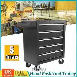 Coffret à outils à 5 tiroirs en métal avec système de verrouillage et clé, Royaume-Uni