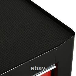 Coffret à outils en métal à 5 tiroirs, armoire de rangement pour outils en acier sur roues pour garage ou atelier.