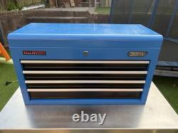 Draper 14604 Coffre à outils 26 avec 5 tiroirs et armoire de rangement à outils bleue