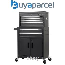 Draper 30680 Armoire à roulettes combinée et coffre à outils, 6 tiroirs, 24