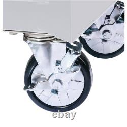 Draper 35744 Cabinet à outils sur roulettes, 7 tiroirs, 26, Blanc