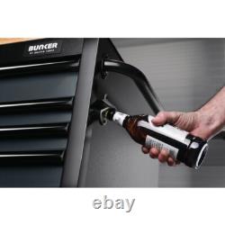 Draper BUNKER 15 tiroirs établi avec roulettes et armoire à outils, 61, Gris 08238 B100-61G