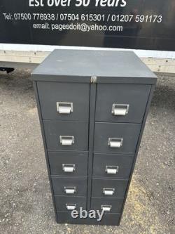 Grand cabinet de rangement à outils avec 10 tiroirs multi-tiroirs pour l'ingénierie, le classement, et les travaux manuels.
