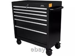 Halfords Advanced Garage Workshop 36 Armoire de rangement à outils à 6 tiroirs noire A