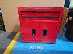 Halfords Centre d'Outils d'Atelier à 8 Tiroirs et Cabinet Rouge Endommagé B+