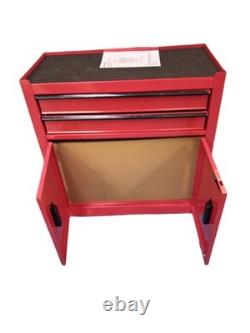 Halfords Coffre à outils d’atelier central rouge à 8 tiroirs et armoire de rangement (bosselé)
