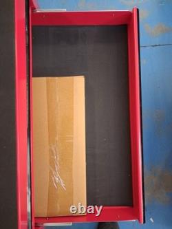 Halfords Coffre à outils d’atelier central rouge à 8 tiroirs et armoire de rangement (bosselé)