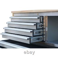 Hilka 48 Armoire à Outils en Acier Inoxydable à 6 Tiroirs