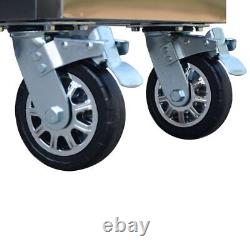 Hilka 48 Armoire à Outils en Acier Inoxydable à 6 Tiroirs