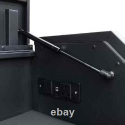 Hilka 56 16 Tiroirs Coffre à Outils Professionnel et Cabinet en Noir