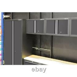 Hilka Armoire à Outils en Acier de 24 Gauge, 9 Pièces, Coffre de Rangement pour Garage et Atelier avec Tiroirs