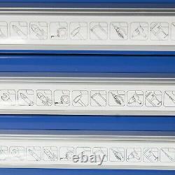 Hyundai Tool Coffre Cabinet 305 Pièce 7 Tiroir Roulette À Roulettes Montées