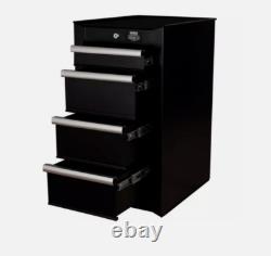 Meuble à Outils Latéral Noir à 4 Tiroirs Halfords Advanced Neuf Royaume-Uni