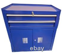 Meuble central de boîte à outils Halfords à 6 tiroirs 681 x 1147 x 422 mm bleu (bosses)