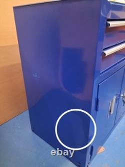 Meuble central de boîte à outils Halfords à 6 tiroirs 681 x 1147 x 422 mm bleu (bosses)