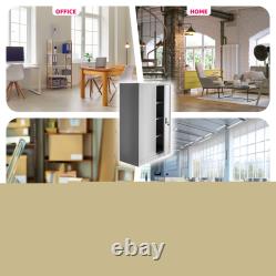 Meuble de bureau en métal avec tiroirs verrouillables pour rangement de dossiers