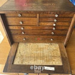 Neslein vintage, armoire d’outilleur à 8 tiroirs, coffre à outils de mécanicien-outilleur