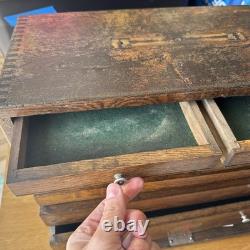 Neslein vintage, armoire d’outilleur à 8 tiroirs, coffre à outils de mécanicien-outilleur