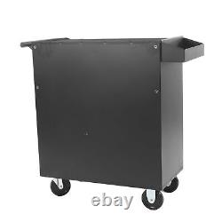 Nouvelle boîte à outils coffre de rangement d'outils armoire mécanicien portable à roulettes 5 tiroirs