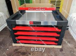 Outil Box Roller Acier Cabinet Red Deluxe Chest 4 Drawers Full Of Outils Nouveaux