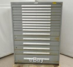 Rack Tool Engineering 16 Tiroirs De Rangement Pièces Cabinet Diviseur Métal Vidmar Style
