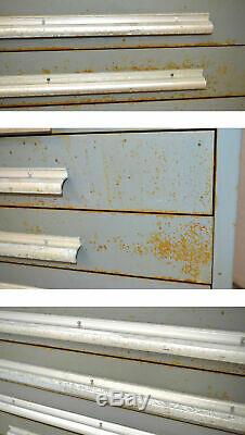 Rack Tool Engineering 16 Tiroirs De Rangement Pièces Cabinet Diviseur Métal Vidmar Style