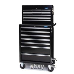 SGS 26 Professionnel 16 Tiroirs Grand Coffre à Outils et Cabinet à Roulettes, Acier Portable