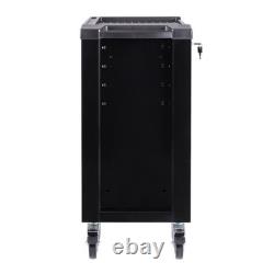 SGS Armoire à roulettes avec 4 tiroirs, compartiment de rangement, plateau, serrures et frein à roulettes