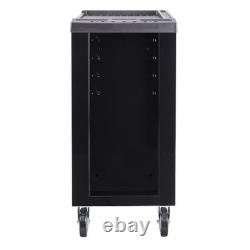 SGS Armoire à roulettes avec 4 tiroirs, compartiment de rangement, plateau, serrures et frein à roulettes