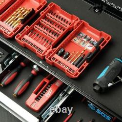 SGS Pro 14 Tiroir Coffre à Outils & Armoire à Roulettes, Glissières Lisses, Revêtements & Serrure