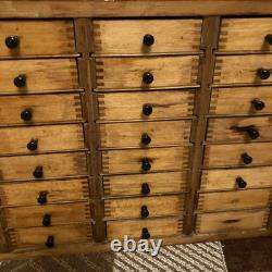 SUPERBE Rare Vintage VÉRITABLE Cabinet à Outils de Montreur d'Horloger à 40 Tiroirs par EMIR