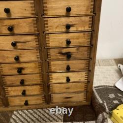 SUPERBE Rare Vintage VÉRITABLE Cabinet à Outils de Montreur d'Horloger à 40 Tiroirs par EMIR