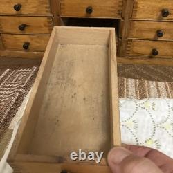 SUPERBE Rare Vintage VÉRITABLE Cabinet à Outils de Montreur d'Horloger à 40 Tiroirs par EMIR