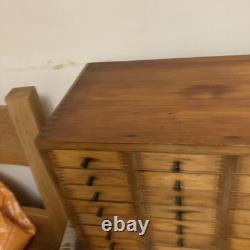 SUPERBE Rare Vintage VÉRITABLE Cabinet à Outils de Montreur d'Horloger à 40 Tiroirs par EMIR