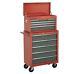 Sealey 11 Tiroir Heavy Duty Red Top Box Tool Storage Chest Roller Roll Armoire