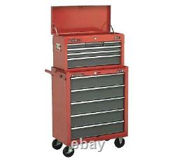 Sealey 11 Tiroir Heavy Duty Red Top Box Tool Storage Chest Roller Roll Armoire