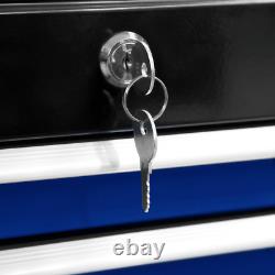 Sealey 6 Tiroir Supérieur Poitrine Et Tool Roller Cabinet Combiné Noir / Bleu