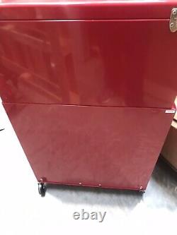 Sealey AP2200BB Caisse supérieure à tiroirs et chariot roulant 6 tiroirs rouge/gris (B)