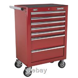 Sealey AP26479T Rollcab 7 Drawer Tool Box Storage Cabinet Heavy Duty Red C<br/>



<br/>
Translation: Sealey AP26479T Rollcab 7 Tiroir Boîte à outils Armoire de rangement Rouge résistant C