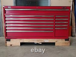 Sealey AP6612 Rollcab Boîte de rangement d'armoire à outils 12 tiroirs rouges à roulement à billes